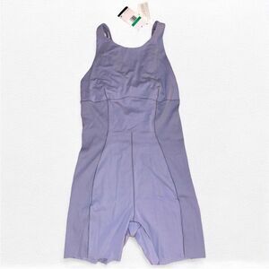 Nike Yoga Dri-Fit Luxe Women’s 5" Jumpsuit Lavender Purple size XL NWT
